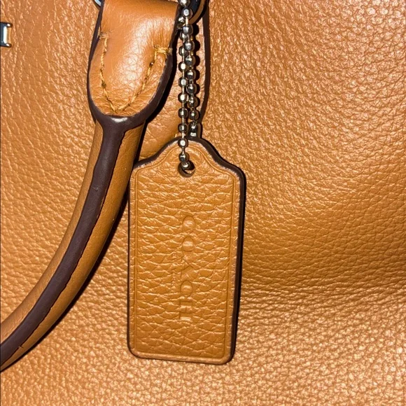 Coach Brown Leather Satchel - Picture 12 of 16